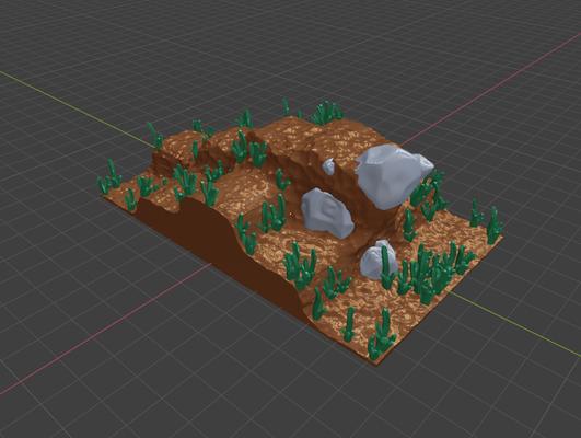 kir kaya tepe by path lebl oyuncaklar oyunlar dd dnd açık yaprak dağınık masaüstü masa üstü arazi wargameterrain savaş oyunları 3d print model - Mito3D