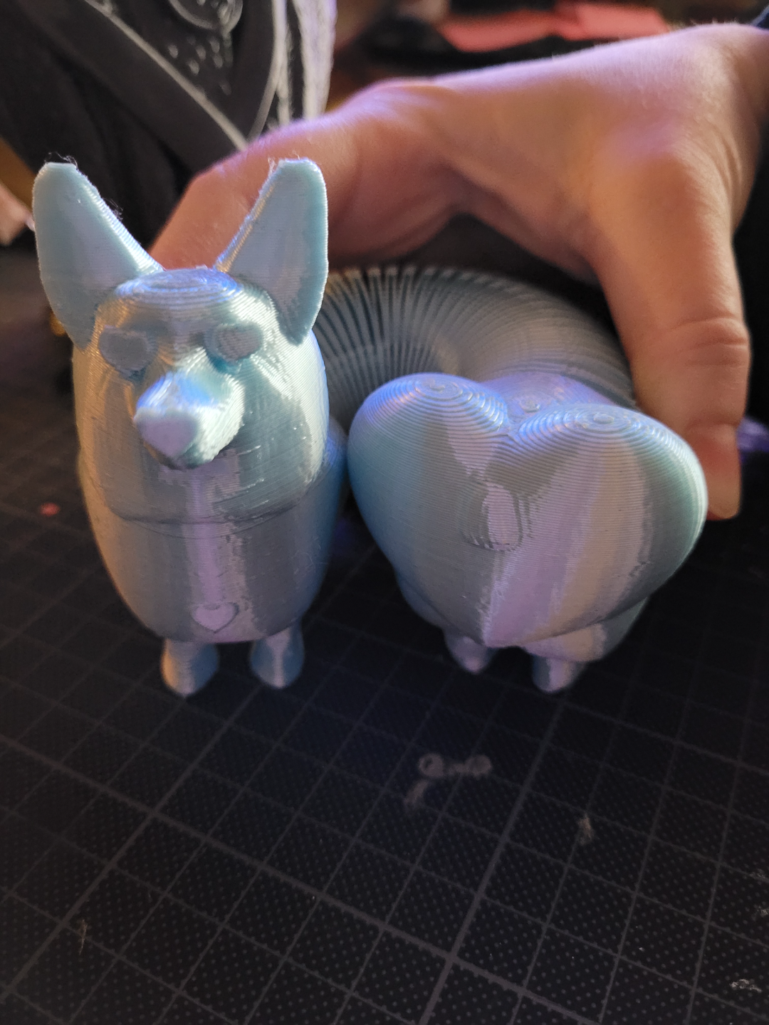 heartbuttcorgi 2 by sassiecat3d jouets jeux souple l'amour corgi cœur jouet 3D print model - Mito3D