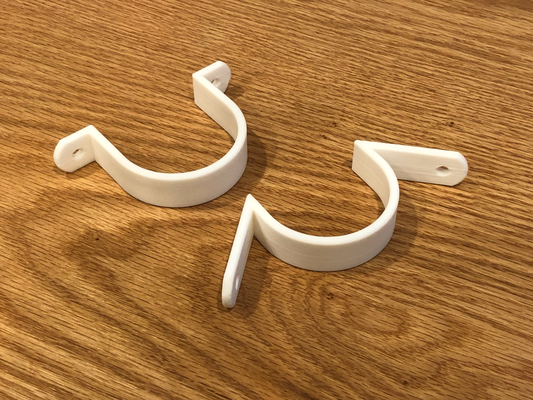 2 pipe strap by robertw household house models thingiverse 3d print model - Mito3D
