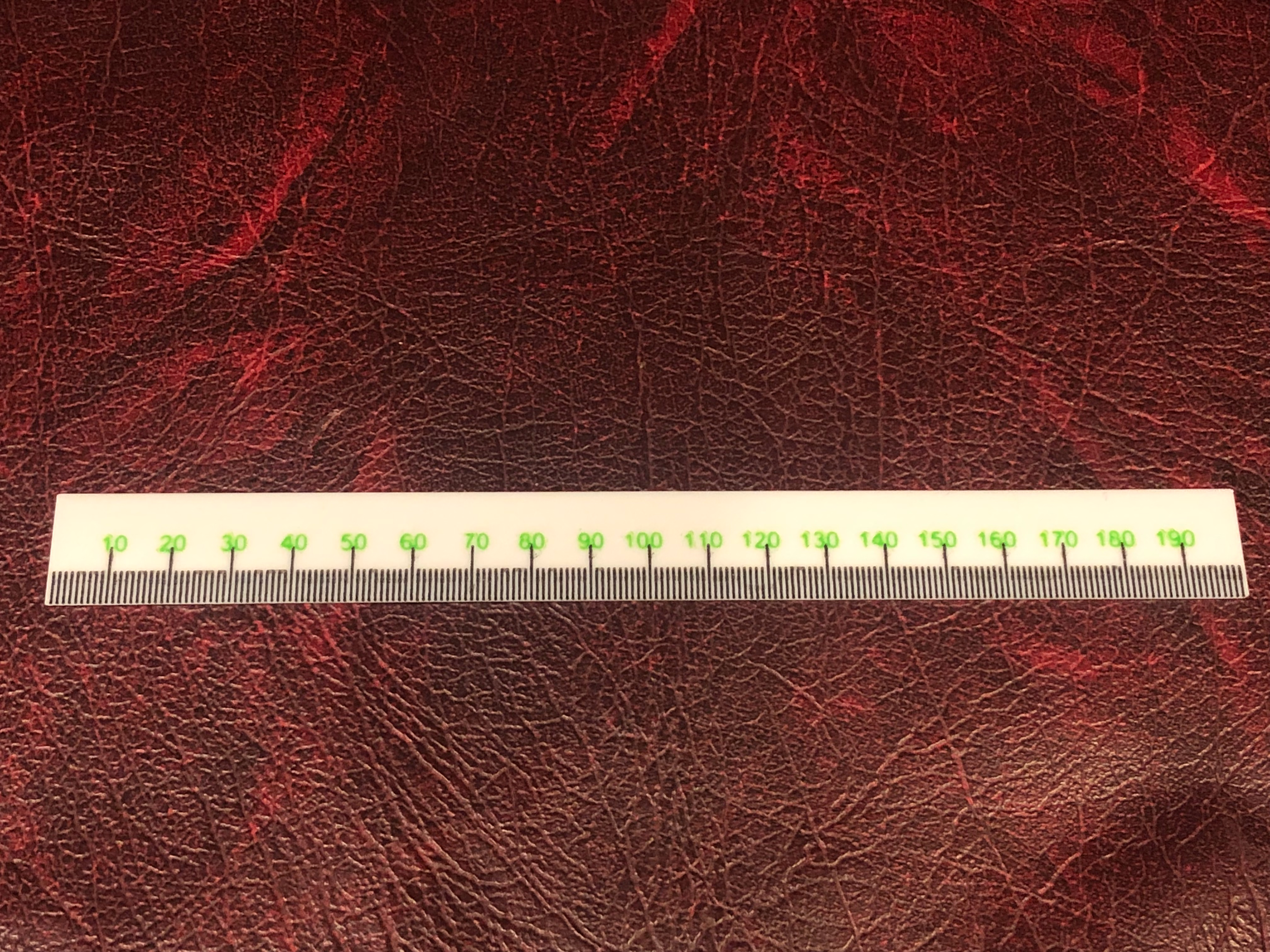 200mm ruler by robertw tools calibration metric 3D print model - Mito3D