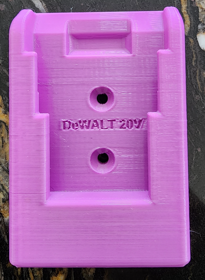dewalt pil kulp destek by w3dprinting araçlar organizatörler 3d print model - Mito3D