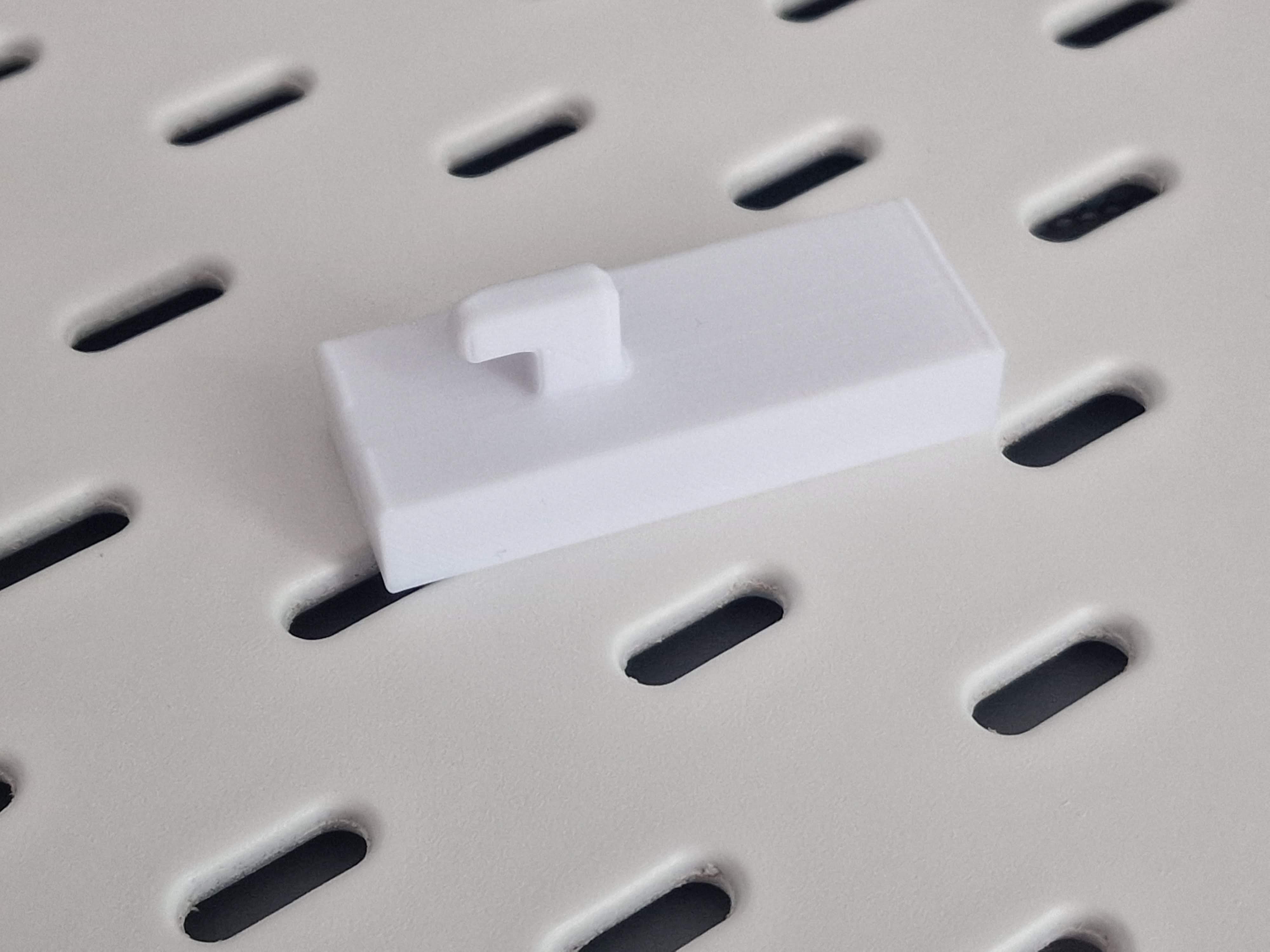 skadis tesa güç şeritleri bant duvar binmek no vidalar parametrik by kape araçlar organizatörler ikea kulp destek kanca yapışkan şeridi 3D print model - Mito3D