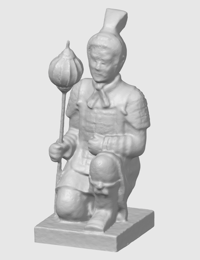 terre cuite soldat by browens515 art sculptures statue 3d print model - Mito3D