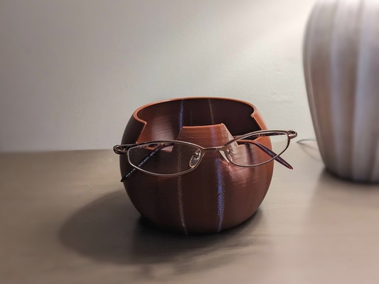 catchall bowl eyeglass holder by ken mills tools organizers 3d print model - Mito3D
