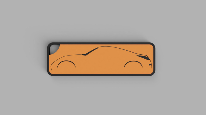 nissan 350z keychain by five1t art models ams 3d print model - Mito3D