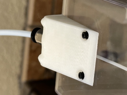 ptfe rápido conectar secadora caja by desvío 3d impresora accesorios deshidratador m10 bambu ams x1c p1p 3d print model - Mito3D