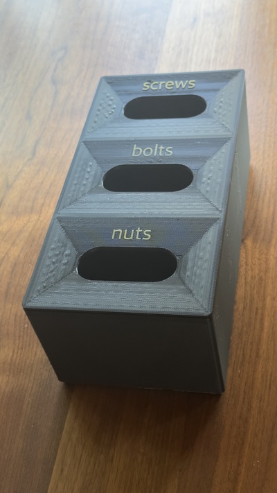 grillefinity noisettes boulons trieur by deviation outils organisateurs 3d print model - Mito3D