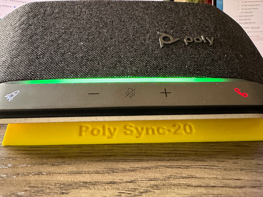 poly sync 20 lautsprecher stand by abonnieren haushalt büro 3d print model - Mito3D