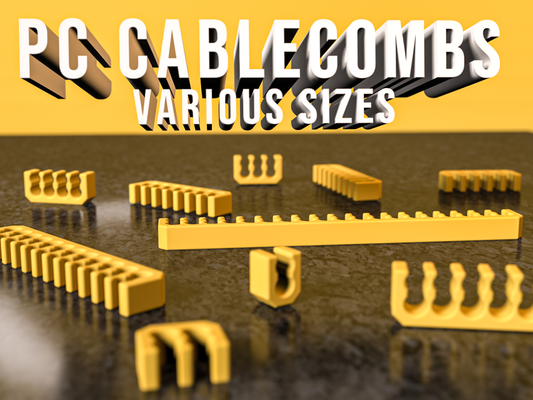 pc cable combs sizes by misenique hobby & diy electronics cablecomb cablecombs sleeve sleeves computer modding tie casemods casemod psu ties management cableorganizer organizer chain clip building computeraccessories mod cableclip cablechain cablemod mdpc holder hook cablestorage cables sleeved custom comb diydelight 3d print model - Mito3D