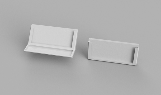 rótulo suporte cor amostra filamento loja armazém by techsoft 3d impressora acessórios relógio cores porta etiqueta 3d print model - Mito3D