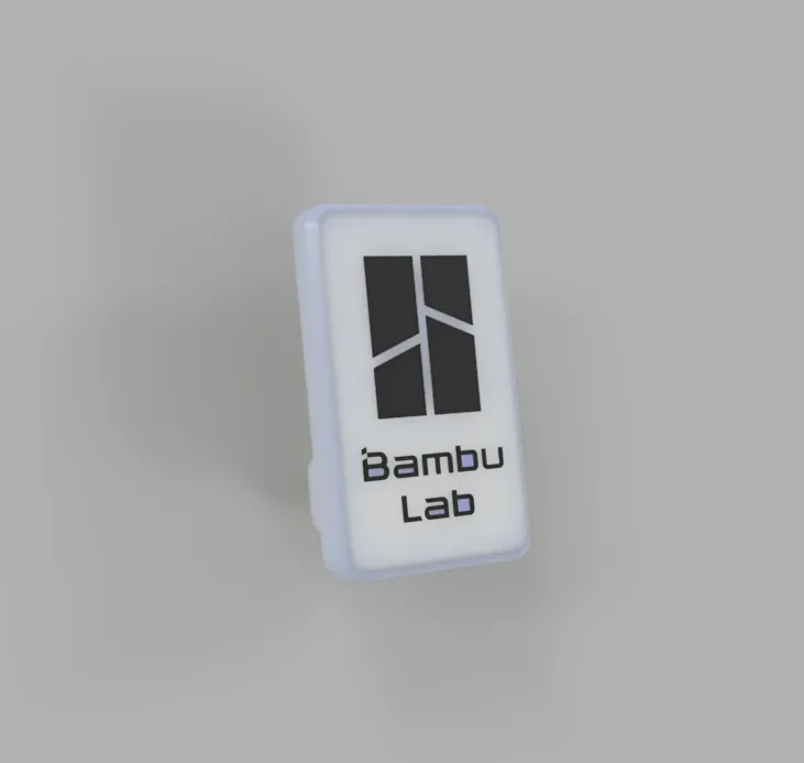 bambu lab x1 carbon door handle - logo remixed by restoredoctor 3d printer parts knob bambulab doorknob 3D print model - Mito3D