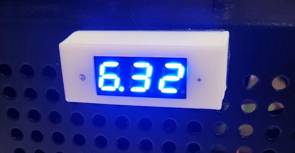 contenitore mini voltmeter by scigola hobby diy elektronik container unterstützung thingiverse supporto 3D print model - Mito3D