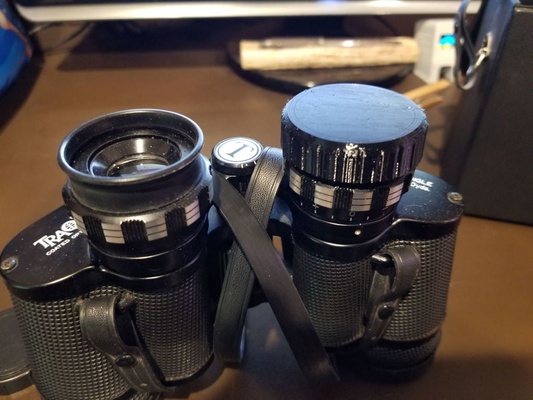 binoculare lente tappi by pldugan passatempo fai sport all'aperto 3d print model - Mito3D