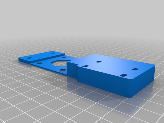 ender 5 dual gear extruder mounting plate by flyingvdesigns 3d printer accessories mount thingiverse ender5plus crealityender5plus ender5plusupgrades f1rstlevel 3d print model - Mito3D