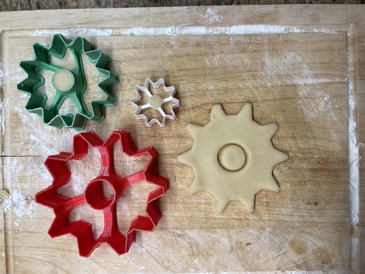 engrenagem biscoito cortador by lecourrieldeh casa modelos 3d print model - Mito3D