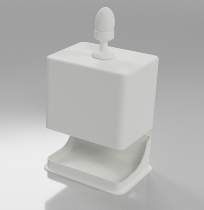 portauovo riparo by divinità domestico casa modelli uovo scatola 3d print model - Mito3D