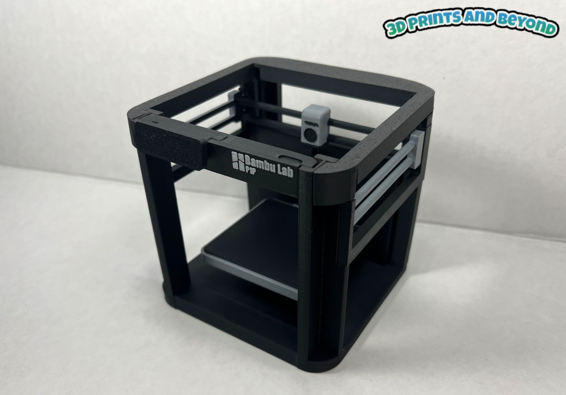 bambu laboratório p1p organizador by crazycoolprints3d 3d impressora acessórios legal diversão ams mmu multi cor tendência mini escrivaninha acessório mesa deskorganization p1 series mod x1 3D print model - Mito3D