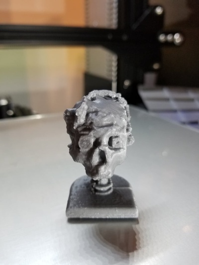 ciborgue crânio 2 by imagine reality arte modelos varredura escultura steampunk 3d print model - Mito3D