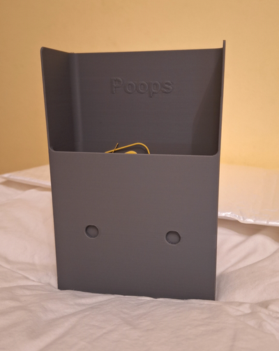 bambu lab rear trash can by officina23 3d printer accessories poop 3d print model - Mito3D