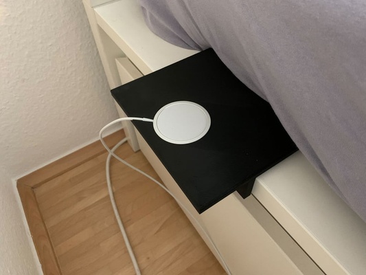 ikea malm i phone magsafe by oliver1 passatempo fai ikeamagsafe ikeamalm iphoneladestation iphonemagsafe ladestationiphone 3d print model - Mito3D