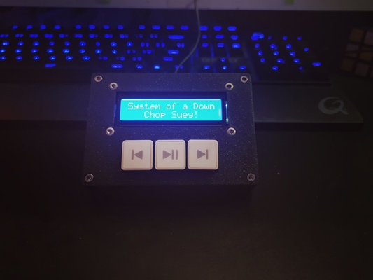 medya panel lcd görüntüle yazdırılabilir klavye tuşları by almanca araçlar gadget'lar müzik kontrol hacmi merkezi paneli 3d print model - Mito3D