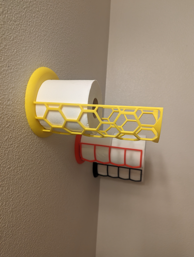 repuesto baño papel soporte by personas huellas dactilares casa decoración higiénico tp area aseo 3d print model - Mito3D