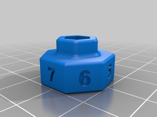 moai thumb knob by lyndondr 3d printer accessories peopolymoai 3d print model - Mito3D