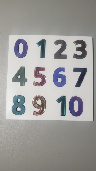 numero piatto puzzle by carta mancia formazione scolastica modelli 3d print model - Mito3D