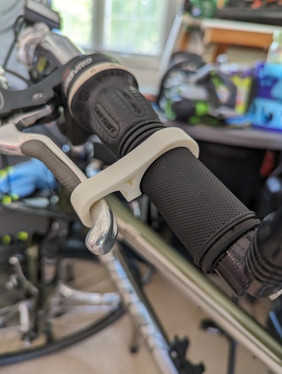 bisiklet otopark fren by getirmek hobi kendin yap spor açık havada üstesinden gelmek gidon acil freni 3d print model - Mito3D