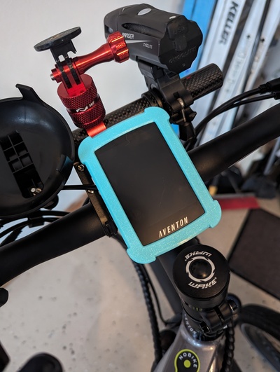 tenda sole ebike digitale schermo copertina guaina by portare passatempo fai sport all'aperto astuccio tpu pla bicicletta 3d print model - Mito3D