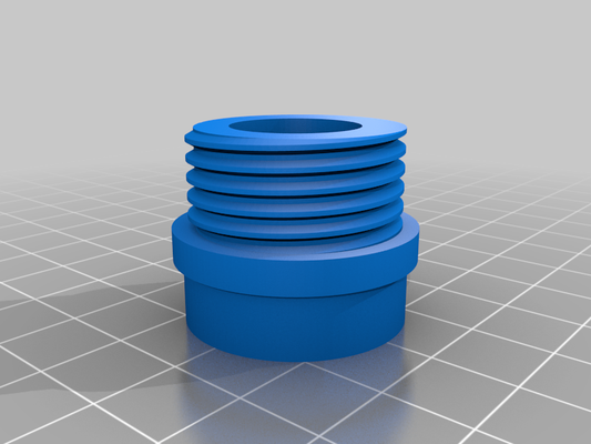 fibropool submersible pump to garden hose connector by bdwilson household hoseconnector pool 3d print model - Mito3D