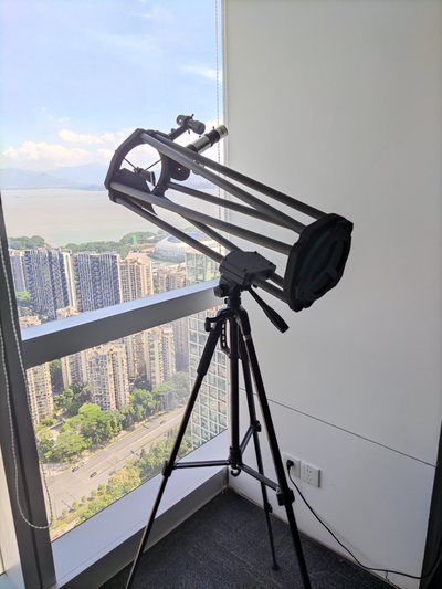 functional truss newtonian telescope - 150mm f750 prototype by dr j ma hobby & diy sport outdoors carbon star space imaging universe moon truss-tube 3d print model - Mito3D