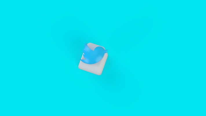 twitter logo cherry mx keycap by ryxxi arte segni loghi tastiera thingiverse 3d print model - Mito3D