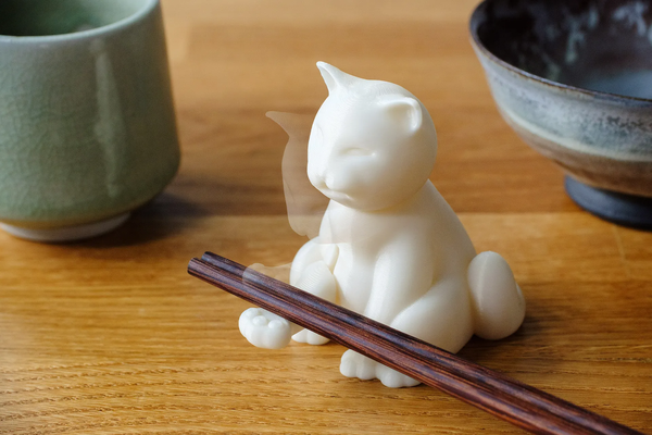 chopstick kitty shared by vinrisa household decor 3d print model - Mito3D