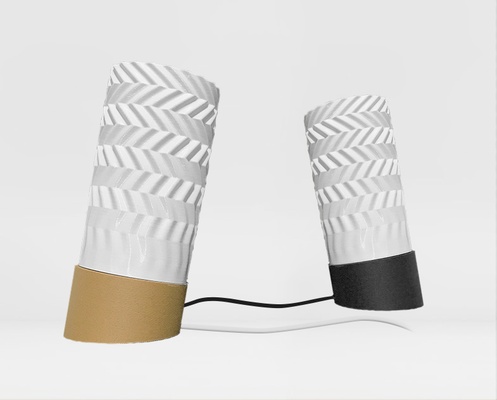 neigung desktop lampe by filar3d haushalt dekor led zuhause haus modern 3d print model - Mito3D