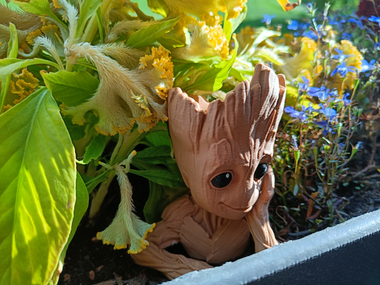 baby groot pot shared by haruo art sculptures galaxy guardian guardians of multicolor 3d print model - Mito3D