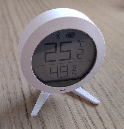 xiaomi thermometer stand by böser samen hobby diy elektronik thermometerständer 3d print model - Mito3D