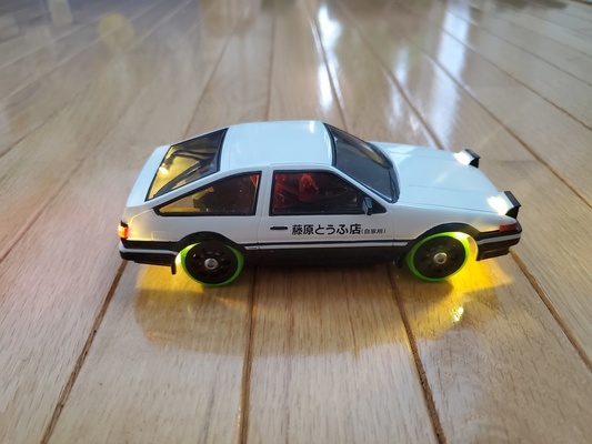 completamente impreso 4wd deriva coche vehiculo chasis 1 28 escala by alexy pasatiempo bricolaje diy robótica thingiverse rc kyosho rc4wd kyoshominiz 3d print model - Mito3D