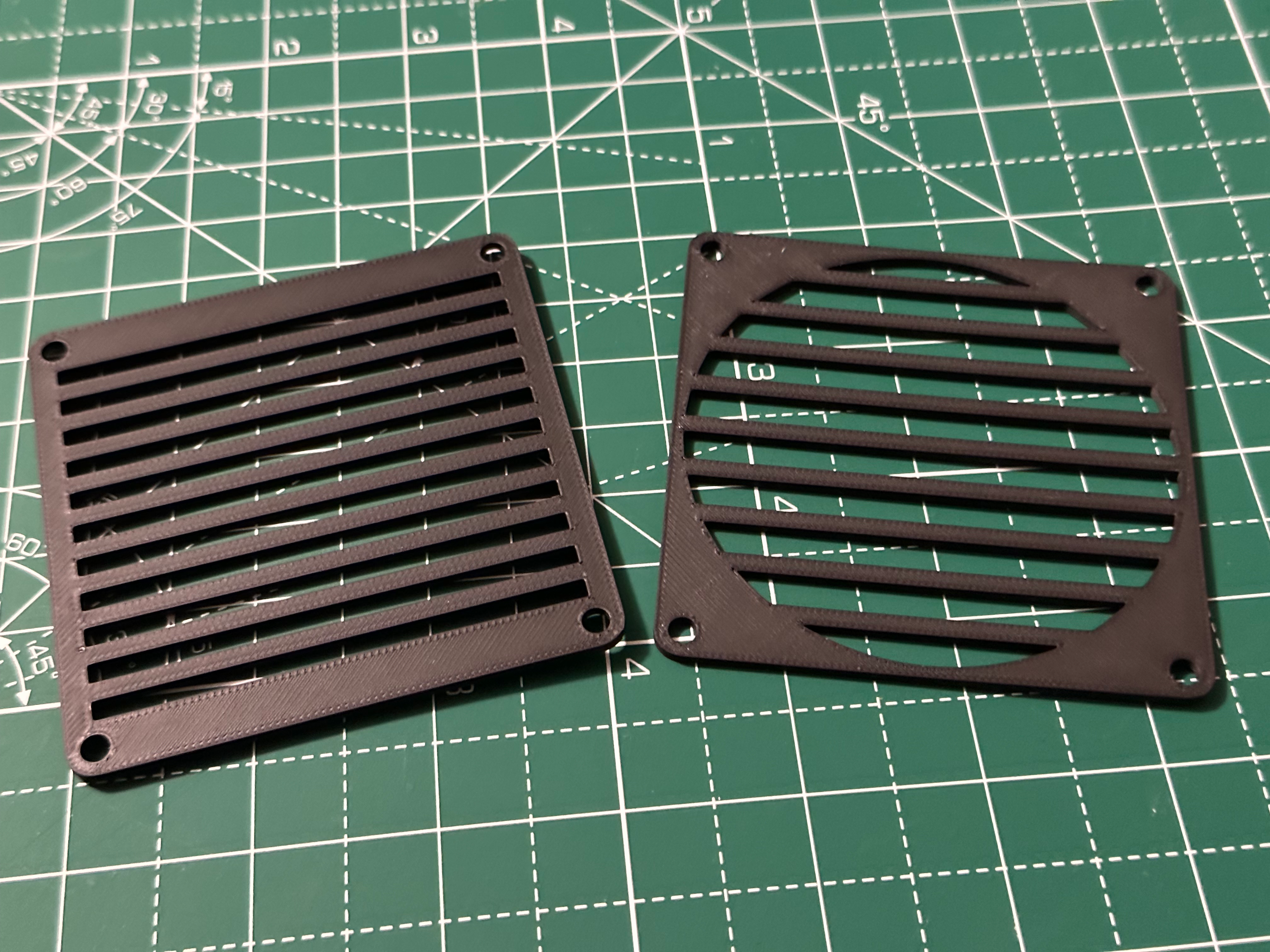 80mm fan grill covers remixed by fyrby additive hobby & diy electronics fancover fangrill 80mmfan 3D print model - Mito3D