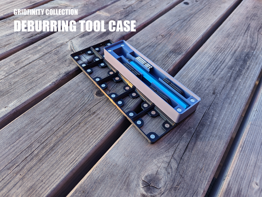 gridfinity collection - deburring tool case by inaniaetvana tools organizers deburringtool 3d print model - Mito3D