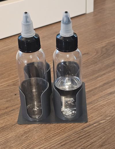 botella soporte 60 ml by joosdt casa modelos tinta vape alcohol 3d print model - Mito3D
