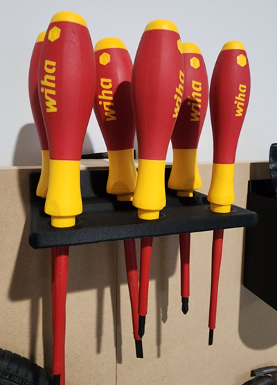 wiha screwdriver holder by burra75 tools 3d print model - Mito3D