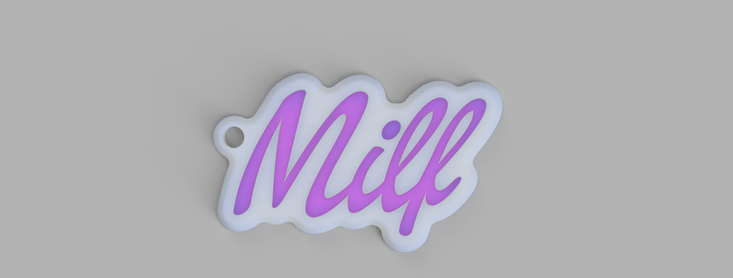 milf keychain - barbie style by z3dartandtech tools gadgets funny mattel 3d print model - Mito3D