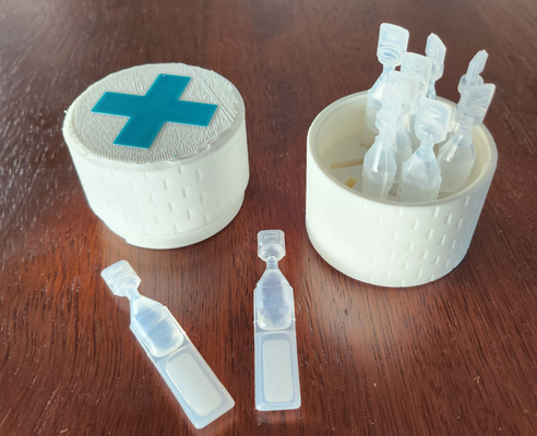 atualizada screw top jarra solteiro colírio by dp projeto ferramentas médico 3d print model - Mito3D