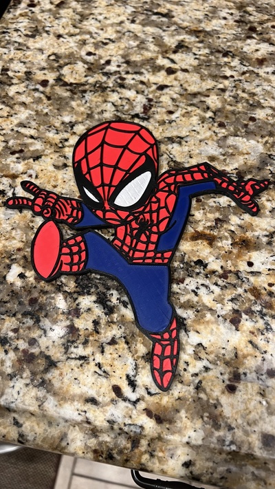 baby spiderman by moby2112 art signs & logos spider babyspiderman 3d print model - Mito3D