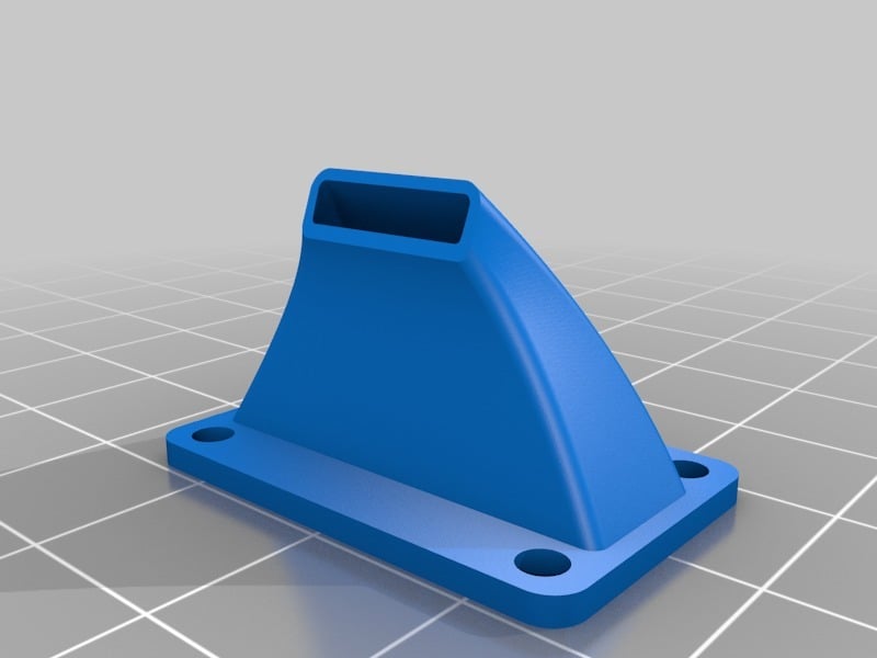 anycubic kossel e3d v6 upgrade cooling duct by lukas pomykal 3d printer parts anycubicdelta anycubickossel anycubickosselplus kossel2020 kosselmini 3D print model - Mito3D