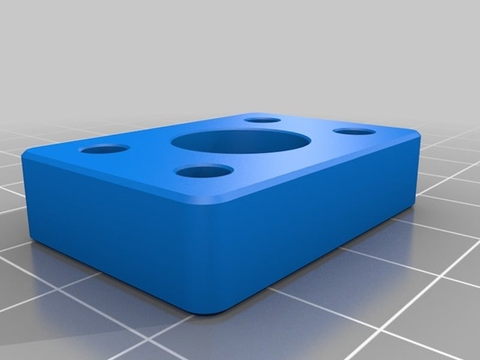 anycubic kossel e3d v6 améliorer espaceur adaptateur by lukas pomykal 3d imprimante pièces toutdeltacubique 39 quelcubickossel anycubickosselplus kossel2020 kosselmini 3d print model - Mito3D