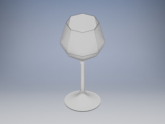 epico vino bicchiere by lukas pomykal domestico casa modelli 3d print model - Mito3D