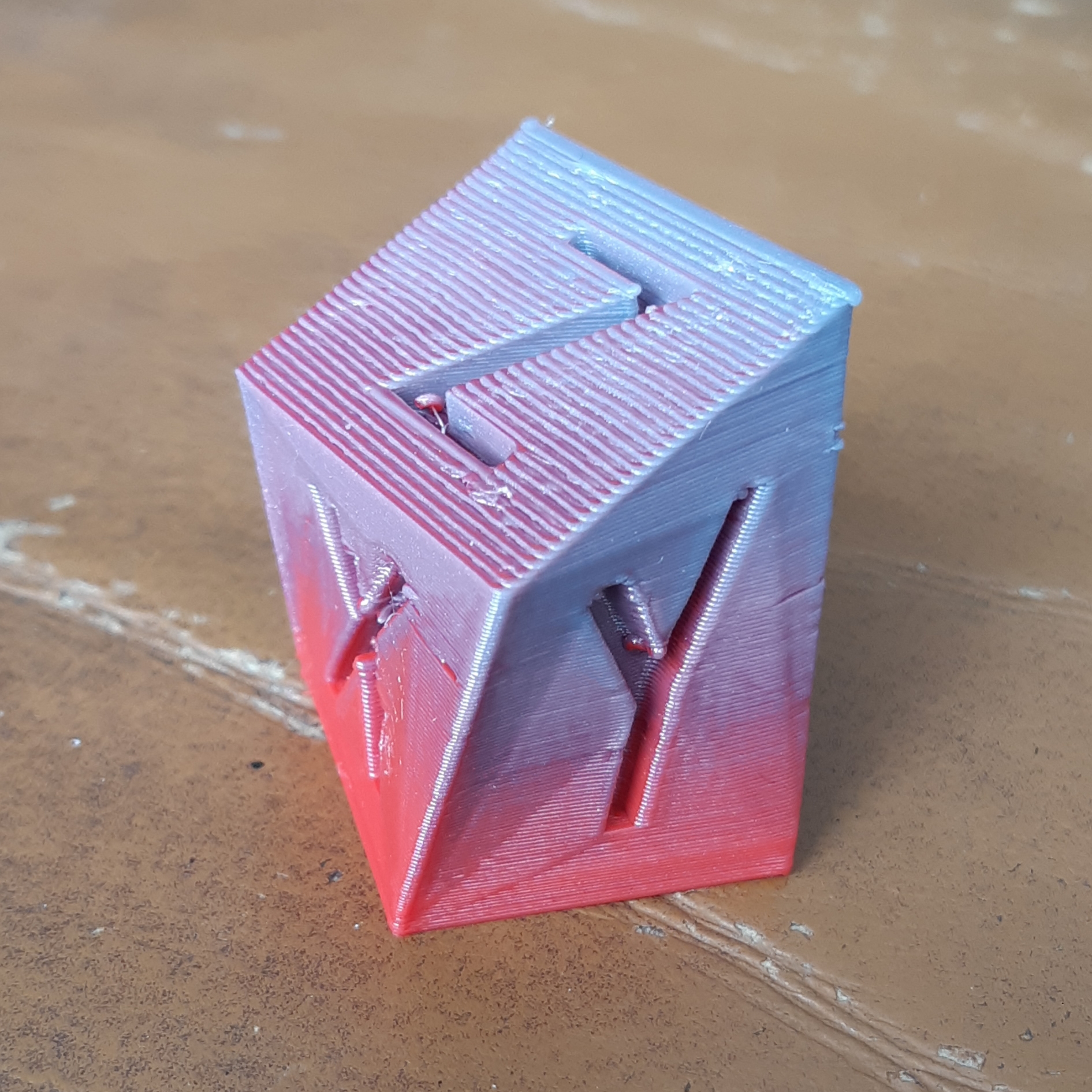 twisted xyz calibration cube by mobiobi 3d printer test models xyzcube calibrationcube xyztest 3D print model - Mito3D