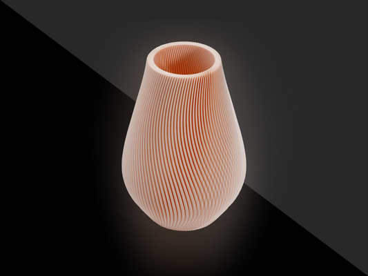 gilbert vaso by sid ingenuo domestico arredamento modalità spirale sidnaique 3d print model - Mito3D